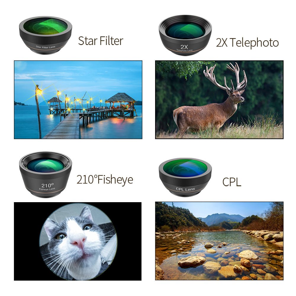 6 in 1 mobile phone lens set - Gadgets and more