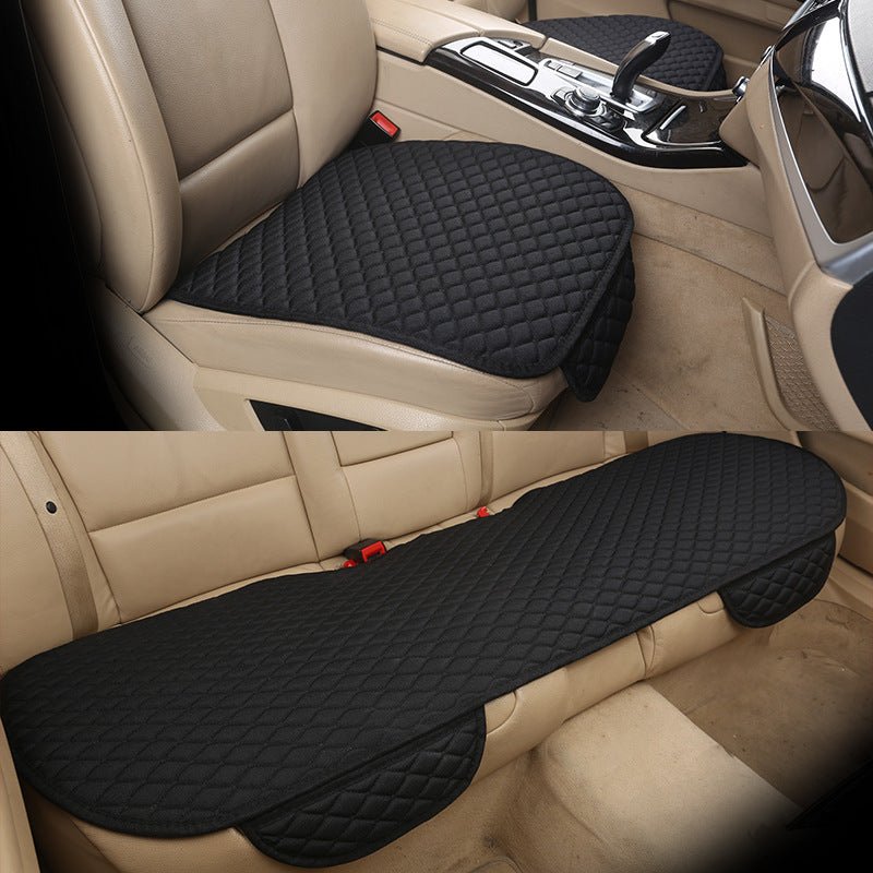 Universal Car Seat Cushions Linen Non - Slip Four Seasons Commons - Gadgets and more