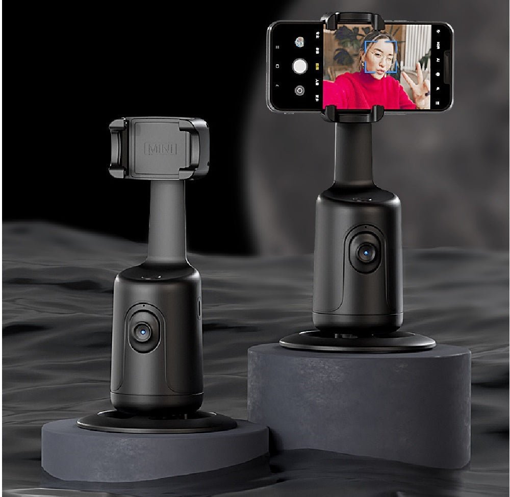 360 Auto Face Tracking Gimbal AI Smart Gimbal Face Tracking Auto Phone Holder For Smartphone Video Vlog Live Stabilizer Tripod - Hsam the store 4every1