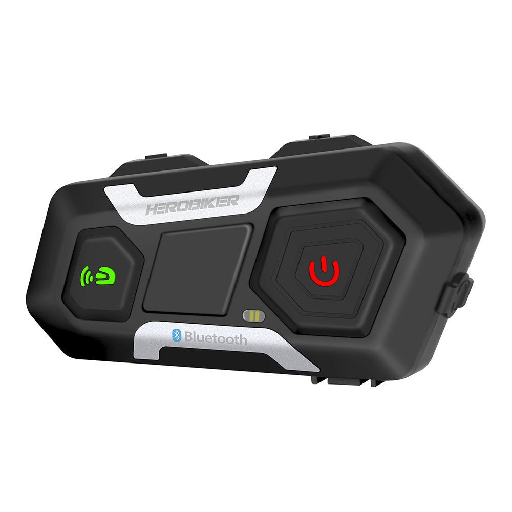 HEROBIKER Motorcycle Intercom Helmet Headset Helmet Waterproof Speaker Interphone Moto Headset Wireless Intercomunicador 1200M - Gadgets and more