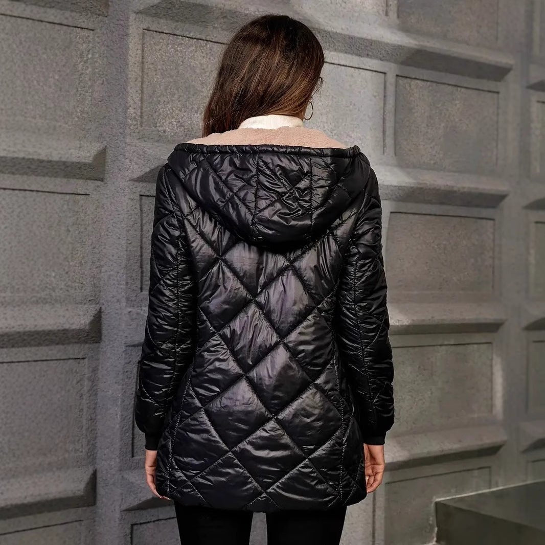 Autumn And Winter Long Sleeves Diamond Lattice - Gadgets and more