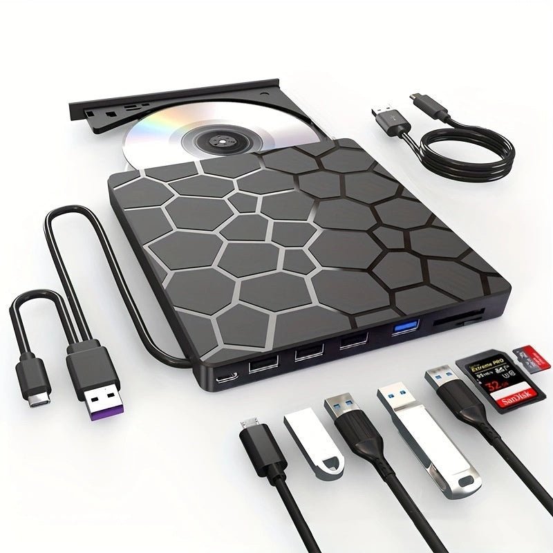 Multifunctional External CD Driver CD Writer - Gadgets and more