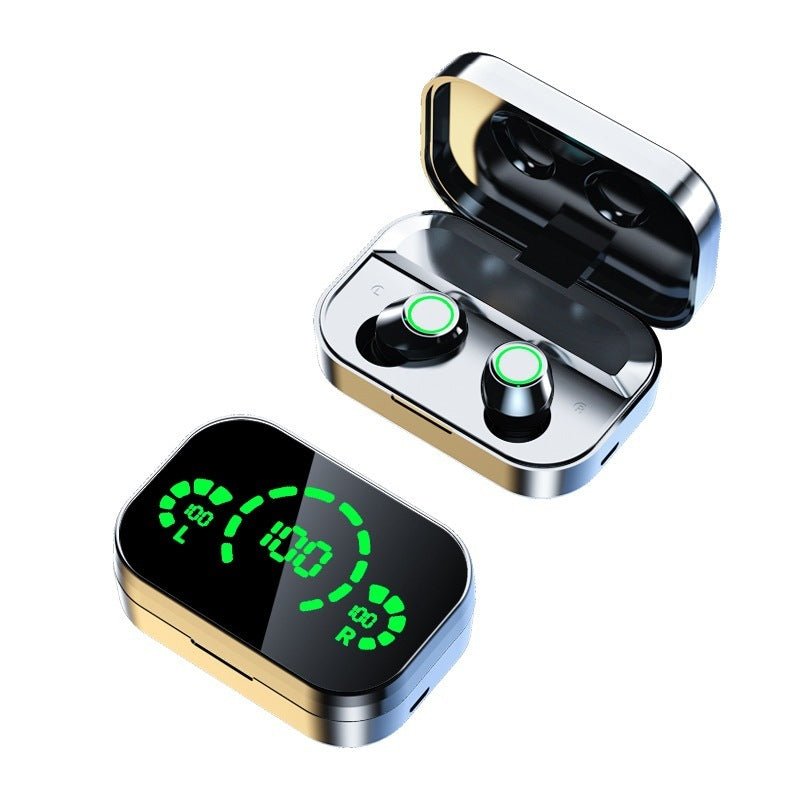 YD03 Wireless Bluetooth - compatible Headset TWS Large Screen Smart Digital Display In Ear Breathing Light - Hsam the store 4every1