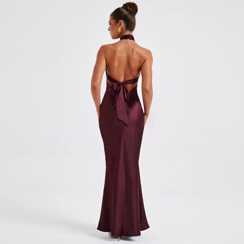 Summer Fashion Elegant Backless Sleeveless Dress - Gadgets and more