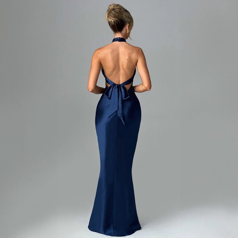 Summer Fashion Elegant Backless Sleeveless Dress - Gadgets and more