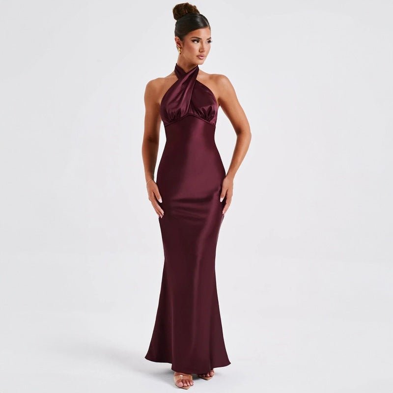 Summer Fashion Elegant Backless Sleeveless Dress - Gadgets and more