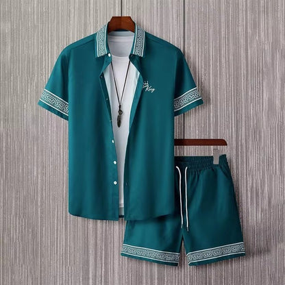 Fashion 3D Digital Printing Hawaiian Vacation Shirt Shorts - Gadgets and more