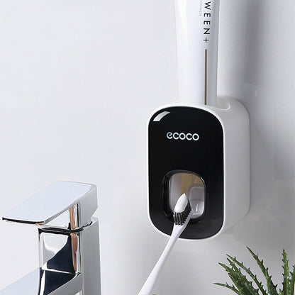 Wall Mounted Automatic Toothpaste Holder Bathroom Accessories Set Dispenser - Gadgets and more