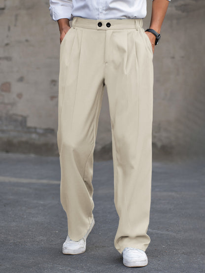 Men's Loose Drooping Casual Wide-leg Trousers Suit Pants Fashion