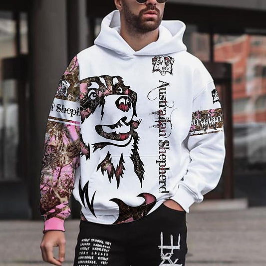 Spring 3D Printed Hooded Long Sleeve Sweater - Gadgets and more
