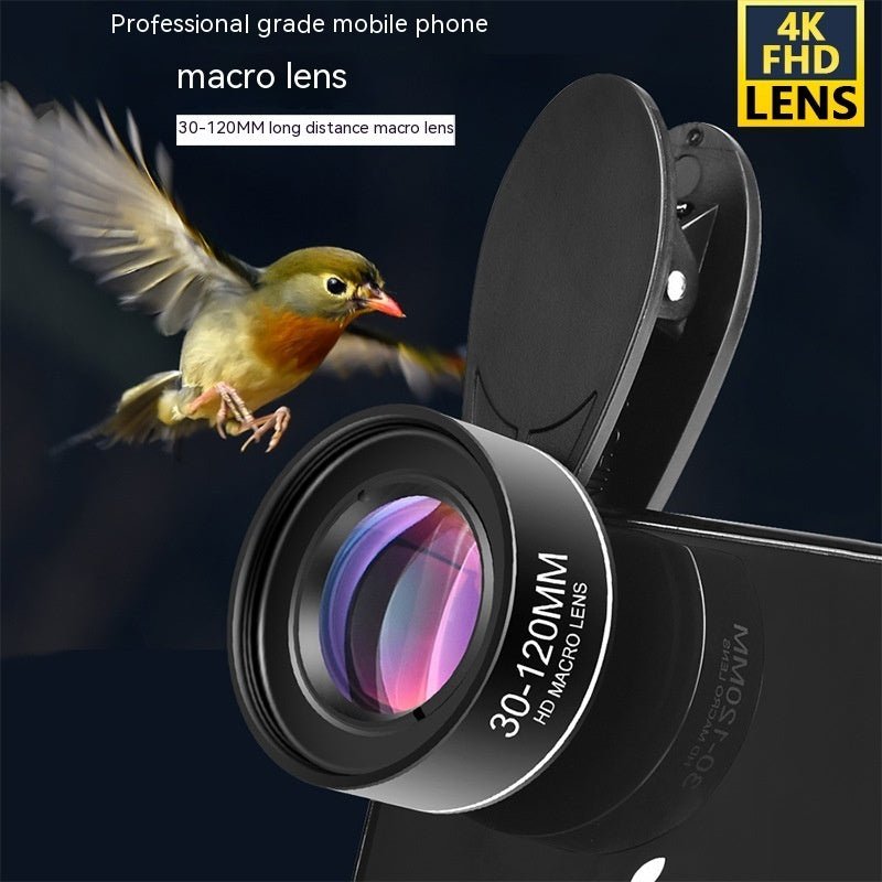 30 - 120mm Long - distance Mobile Phone Rear Macro Lens - Gadgets and more