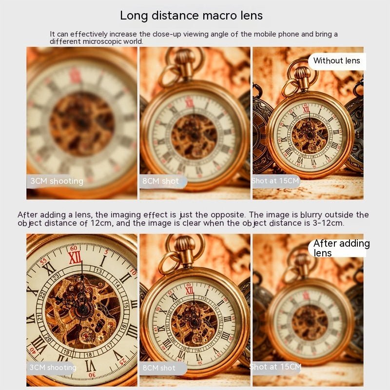 30 - 120mm Long - distance Mobile Phone Rear Macro Lens - Gadgets and more