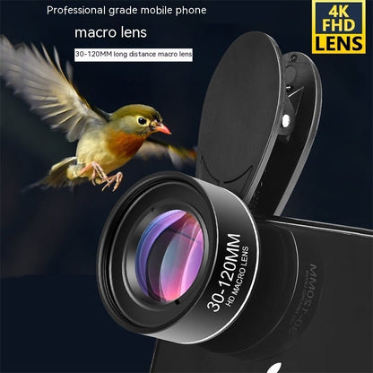 30 - 120mm Long - distance Mobile Phone Rear Macro Lens - Gadgets and more