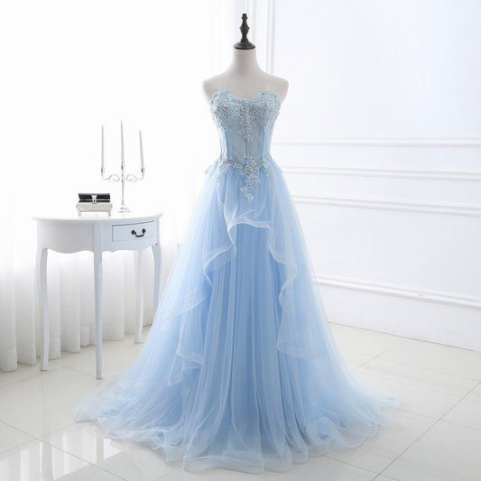 Tube Top Tied Slim Fit Bridesmaid Costume Banquet Party Annual Meeting Host Performance Costume - Gadgets and more