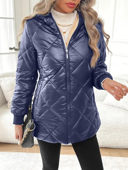 Autumn And Winter Long Sleeves Diamond Lattice - Gadgets and more