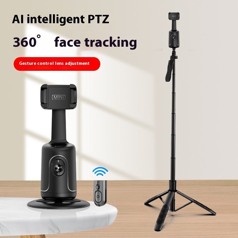 360 Auto Face Tracking Gimbal AI Smart Gimbal Face Tracking Auto Phone Holder For Smartphone Video Vlog Live Stabilizer Tripod - Hsam the store 4every1