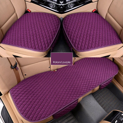 Universal Car Seat Cushions Linen Non - Slip Four Seasons Commons - Gadgets and more