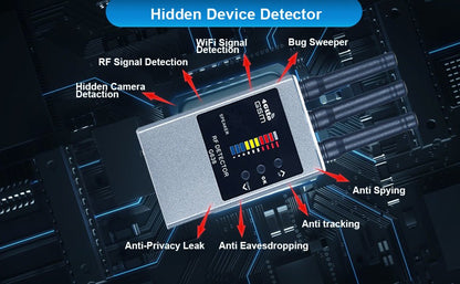 RF Bug Detector Hidden Camera Finder Anti - Spy Listen Swe - Gadgets and more