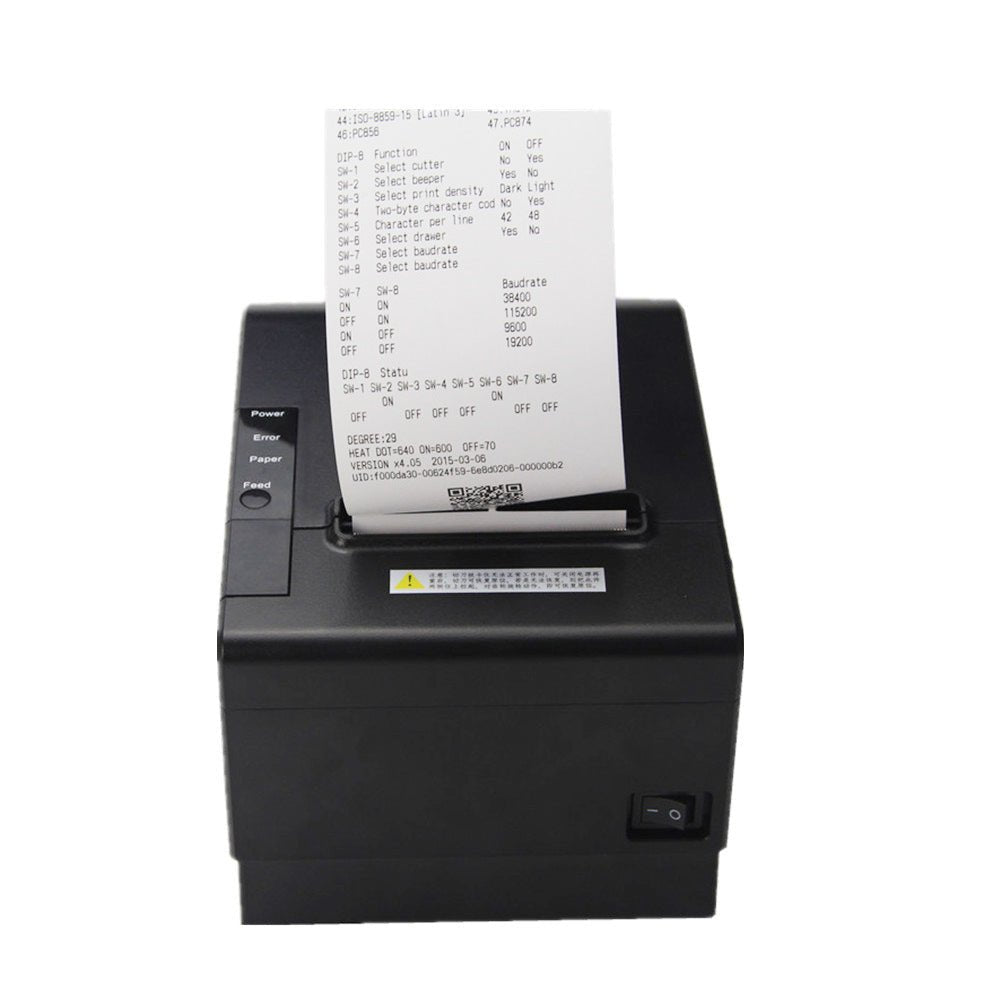 Minimally Designed 80mm Kitchen Receipt Thermal Printer - Gadgets and more