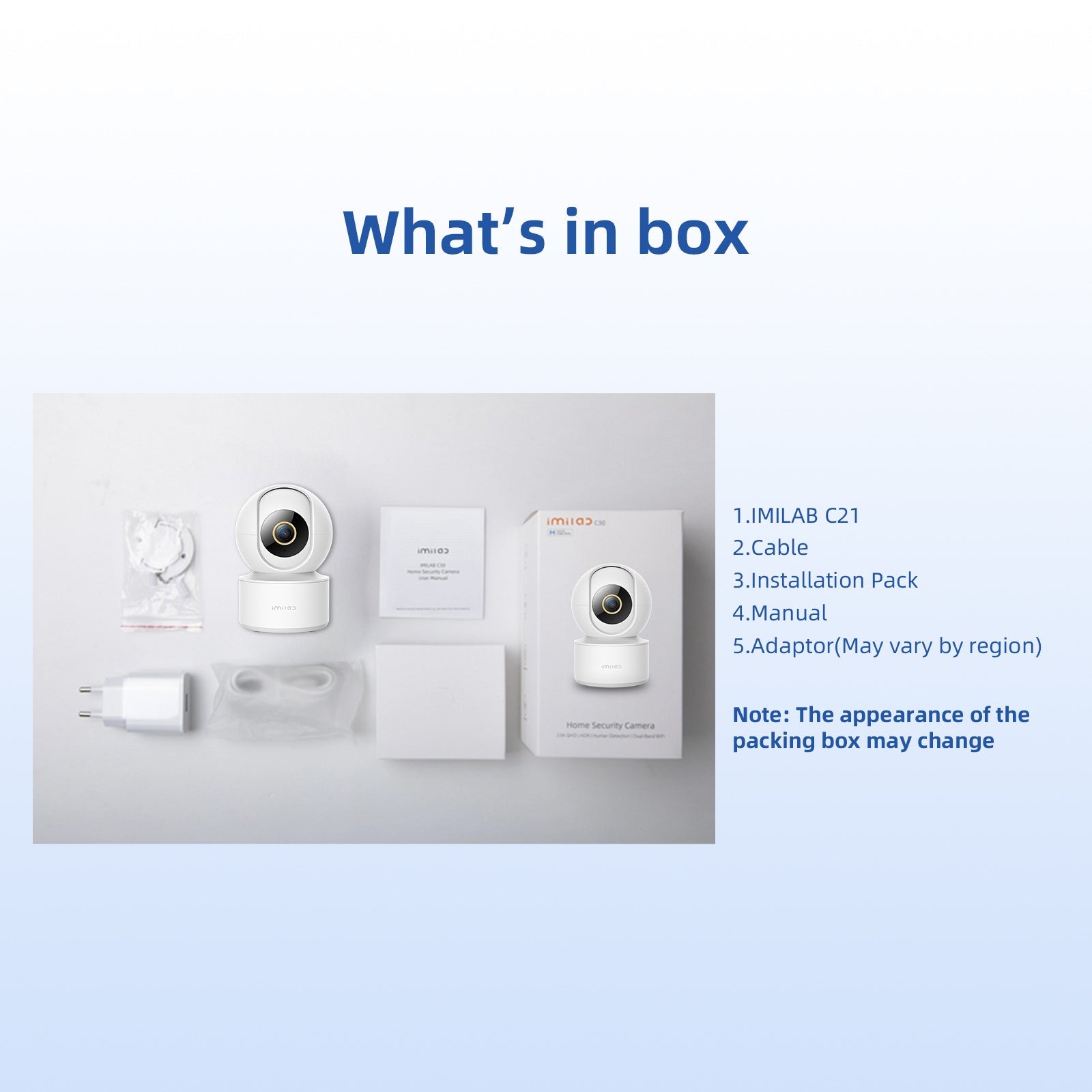 IMILAB C21 2.5K Surveillance Camera Vedio Wifi IP Smart Indoor Home Security Baby Monitor 360view Starlight Night Vision Cam - Gadgets and more