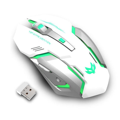 Wireless Charging Silent Gaming Mouse Machinery - Hsam the store 4every1